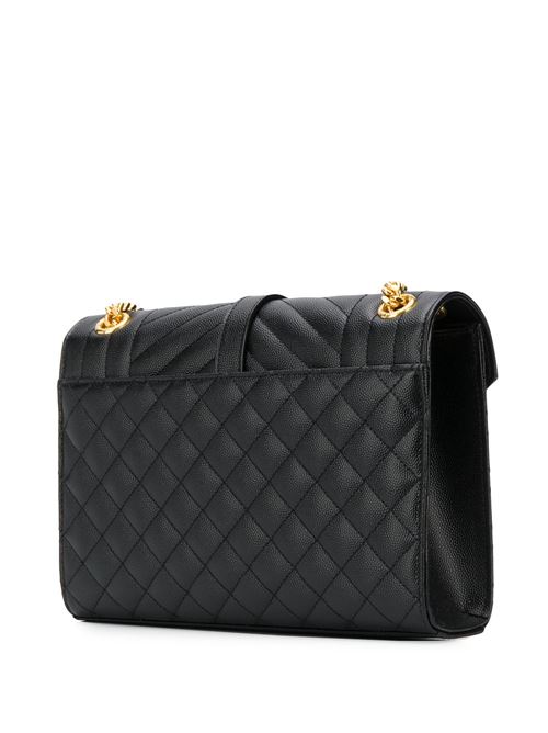 Envelope medium in pelle trapuntata grain de poudre SAINT LAURENT | 600185BOW911000